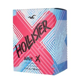 Hollister Wave X 3.4 oz EDP Perfume for Women Brand New In Box