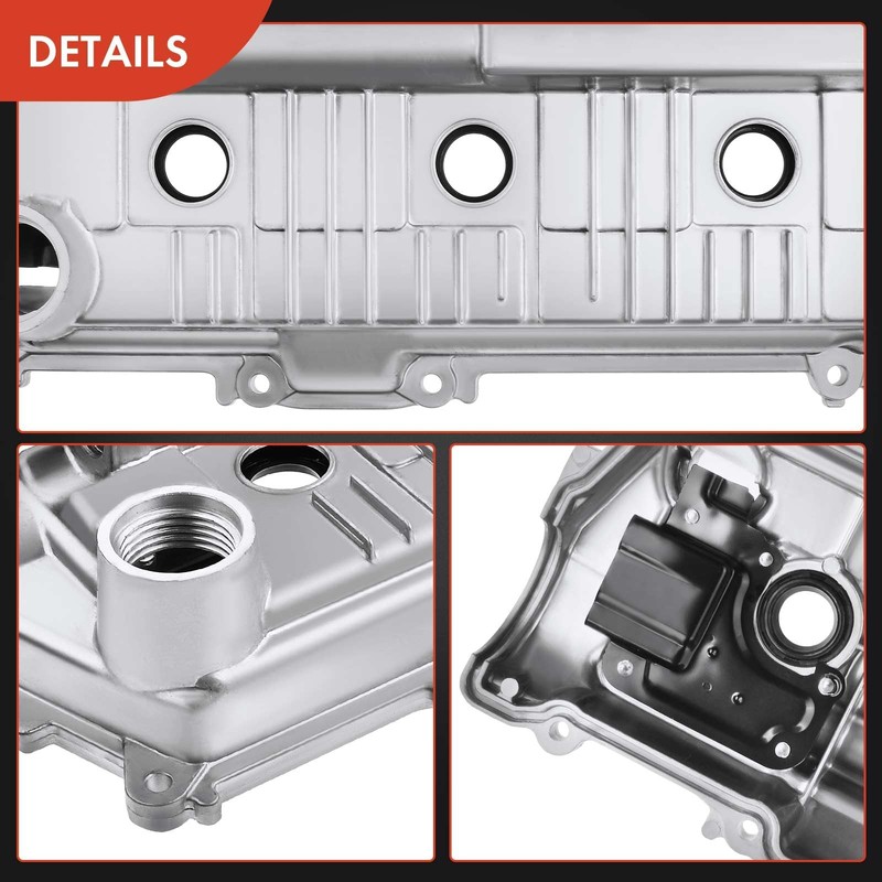 A-Premium Left Engine Valve Cover, with Gasket, Compatible with Toyota