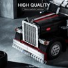 Mould King 10037 Flatbed Semi Truck, Heavy Duty Tow Truck