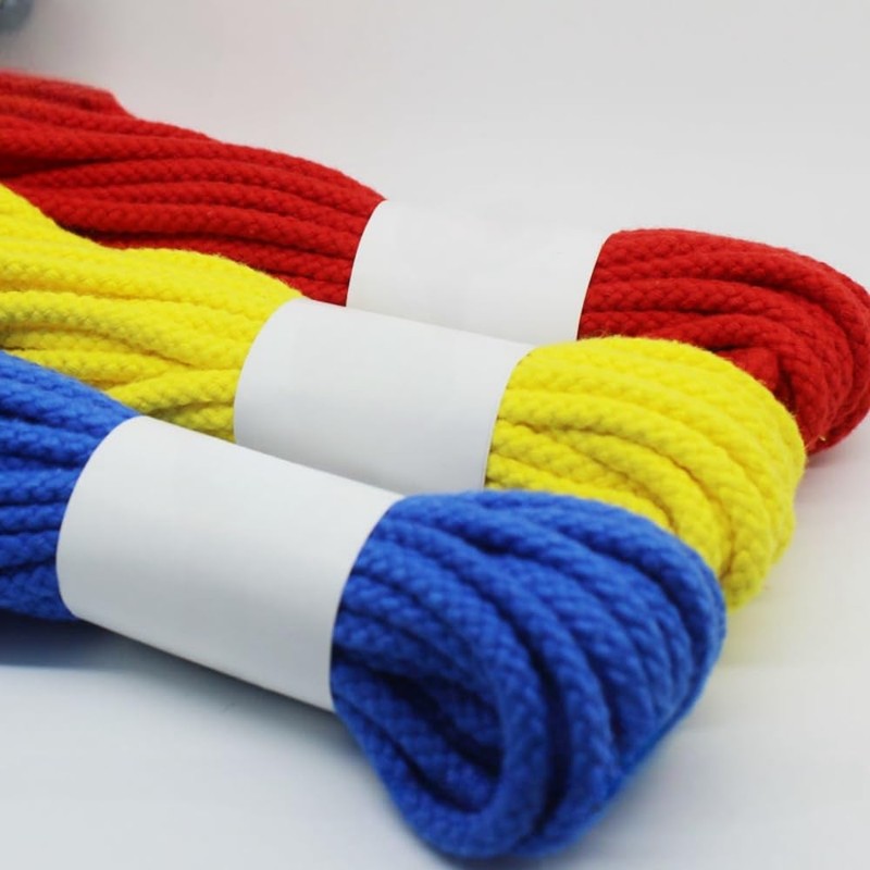 ILLIDAN Cotton Rope, Thickness 0.2 inches (5 mm), Length 66.8
