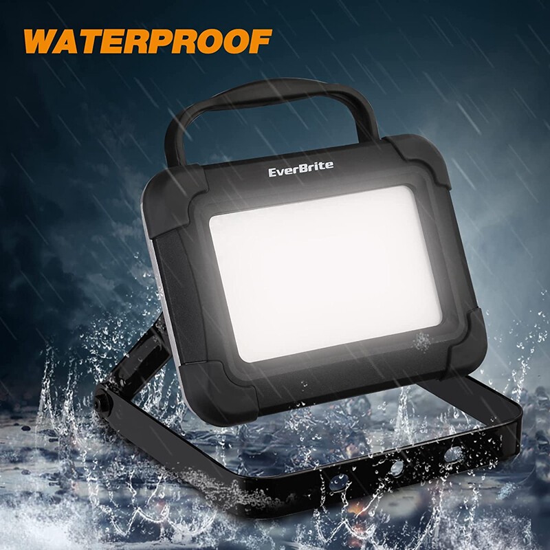 EverBrite 1500 Lumen LED Work Light Rechargeable w/Stand Portable Automotive
