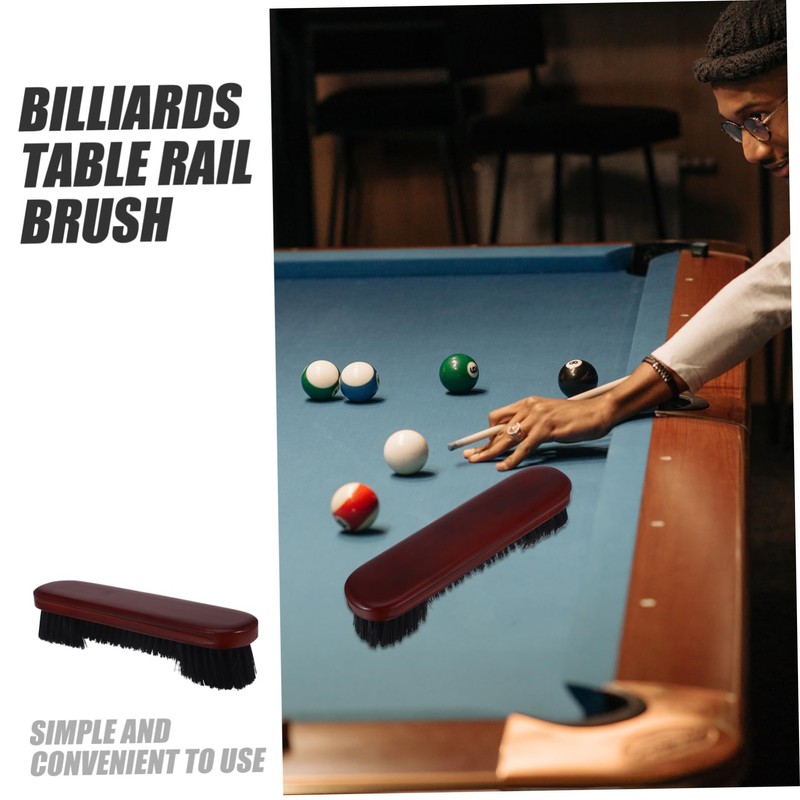 Kisangel Billiards Cleaning Brush Set Multifunctional Pool Table Sweeper Pool