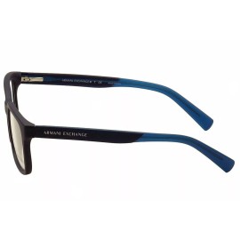 AX Armani Exchange 0A|X Armani Exchange AX3029 Eyeglass Frames 8183-54 - Matte Blue