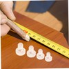 TEHAUX 50pcs Collision Pads Clear Rubber Grippers for Furniture Cabinet