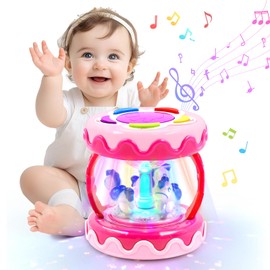 Toys for 1 Year Old Girls Gifts, Unicorn Carousel Rotating Projector Light Up Baby Girl Gift for 1 2 Year Old with Music, Early Educational Infant Girls Toys Age 1st Birthday Presents Gifts for Girls