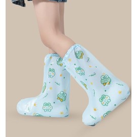 Losuya 5 Pairs Kids Waterproof Shoe Covers Disposable Shoes Cover for Children