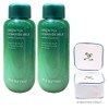 Innisfree Green Tea Ceramide Milk Essence 160mlx2+Play Green Cosmetic Pouch (Blue) / 이니스프리 그린티 세라마이드 밀크 에센스 160mlx2개+플레이그린 화장품 파우치(블루)