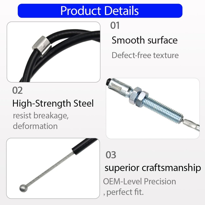 30588 Front Tine Tiller Cable - Compatible with Earthquake 20908/20970