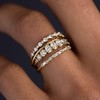 KAERUN Stackable Gold Rings for Women Non Tarnish 14K Gold