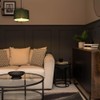 MiniSun | Small Modern Forest Green Fabric Drum Light Shades