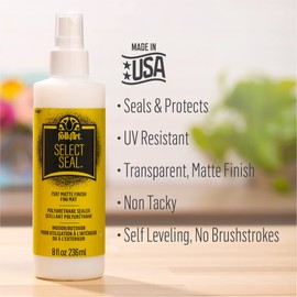 FolkArt Select Seal, 8 fl oz Premium Matte Sealer, Perfect for Easy to Apply DIY Arts and Crafts, 7597, White