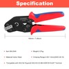 Knoweasy JST Crimper and Molex Crimper Compatible with JST, Dupont,