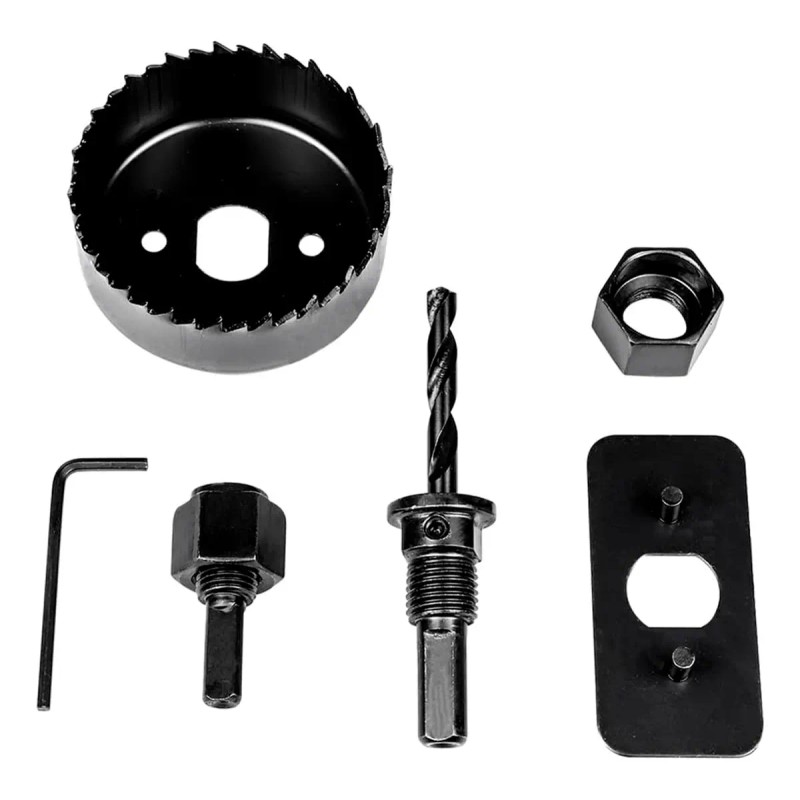 Broca Perforadora Sierra Kit 18pza Sacabocado Madera Copa Circular