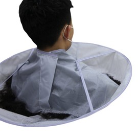 Capa de Corte de Cabello, Capa de Corte de Cabello, Tipo de Paraguas de Nailon Impermeable Ajustar el Tamaño Peluquería Captura de Cabello Capa Diseño de Paraguas Capa de Salón de