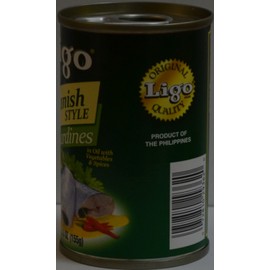 Ligo Spanish Style Sardines, 5.5 oz (Pack of 2)