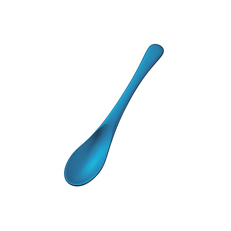 Todai 01400254 Lightweight and Easy to Handle Aluminum Teaspoon, Blue,
