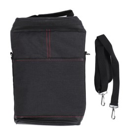 2 Bottle Wine Cooler Bag Leakproof Insulated Padded Wine Carrier Portable Wine Case with Handle Adjustable Shoulder Strap for Travel Black