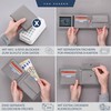 VON HEESEN Men's Leather Wallet with RFID Protection - Genuine