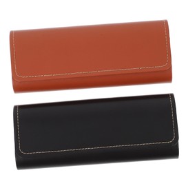 SAFIGLE 2pcs Retro Goggle Case Hard Shell Eyeglass Storage Box Magnetic Closure Portable Glasses Holder for Men Women