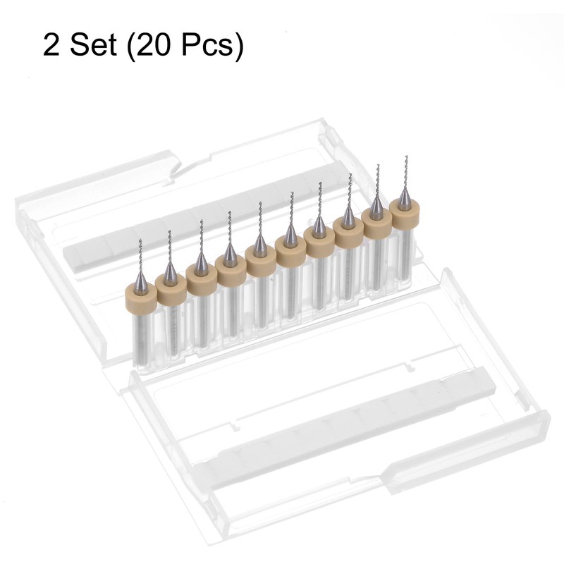 sourcing map PCB Drill Bits 0.8mm Tungsten Carbide Rotary Tool