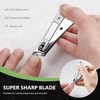 Slanted Curved Blade Ingrown Toenail Clippers for Thick Toenails, Angled