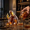 Turtle-Shaped Glass Decanter for Home Bar Display – 320 mL