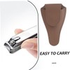 Gatuida 2Pcs PU Protective Sleeve for Nail Clippers and Cuticle