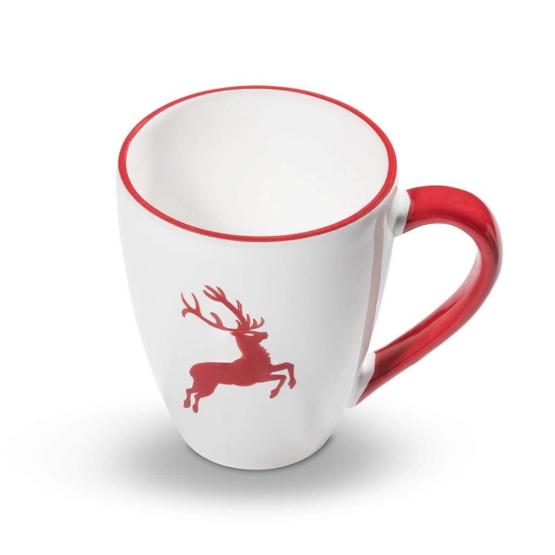GMUNDNER KERAMIK Breakfast Cup Max Capacity: 0.3 Litres Ruby Red