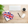 Ckexin 25Pack Small British UK Flag Handheld Mini Britain Flag