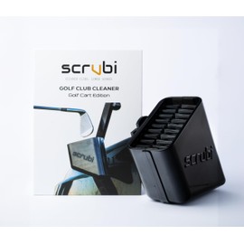 Scrubi Golf Club Cleaner for Golf Carts - Compact & Efficient Cleaning Tool for Golf Clubs – Easy to Use & Waterproof Design – Includes Strong Nylon Brush – Perfect for Irons