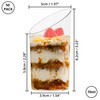 BELLE VOUS Pack of 50 Mini Plastic Dessert Cups -