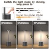 YIBEN 2Pack Cordless Table Lamp, Rechargeable LED Battery 5000mAh Metal