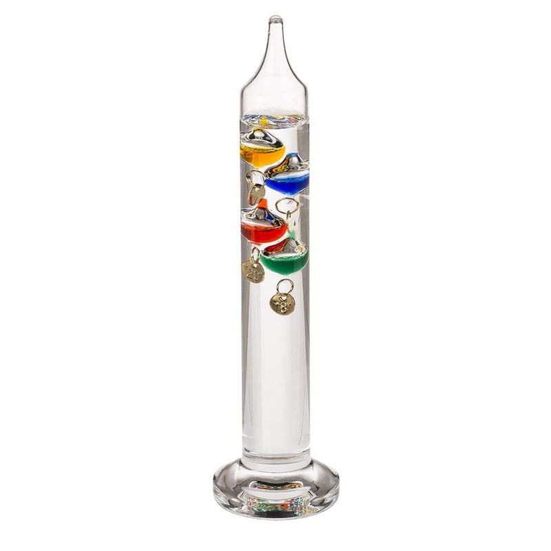 Out of the blue Glass Galileo Thermometer 18cm