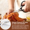 PECULA Kitchen Scissors, 3 kitchen Shears, kitchen scissors for food