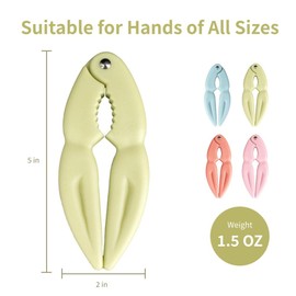 ADORAMBLING Crab Crackers and Tools Multicolored Crab Leg Crackers Tool Efficient Lobster Crackers Portable Seafood Crackers and Tools Crab Legs Utensils Crab Claw Crackers Crab Tools for Eating