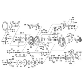 DAIWA Genuine Part 17 Saltiga BJ200H Spool Part Number 17 Part Code 6Z023546