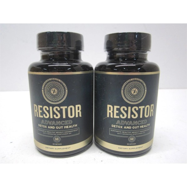 Resistor Advance Detox and Gut Health Supplement Capsules 60ct. -
