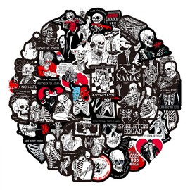 100PCS Gothic Stickers, Horror Movie Demon Character Stickers, Suitable For Teenagers And Adults, Vinyl Waterproof Evil Cool Graffiti Sticker Pack, Suitable For Laptops, Guitars And Cars