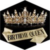 TOBATOBA Birthday Queen Sash and Crown for Women - Gold