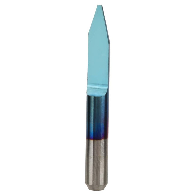 Tungsten Steel CNC Router Cutter Bit Blue Plating 3.175(30°) Wood