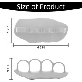 PEOERP Rubber Gym Grips Fingerless Workout Grips - Ergonomic Rubber Hand Protector Gloves for Weight Lifting, Pull-Ups, Gym Training and Exercise, for Men and Women (New-Model-Gray)