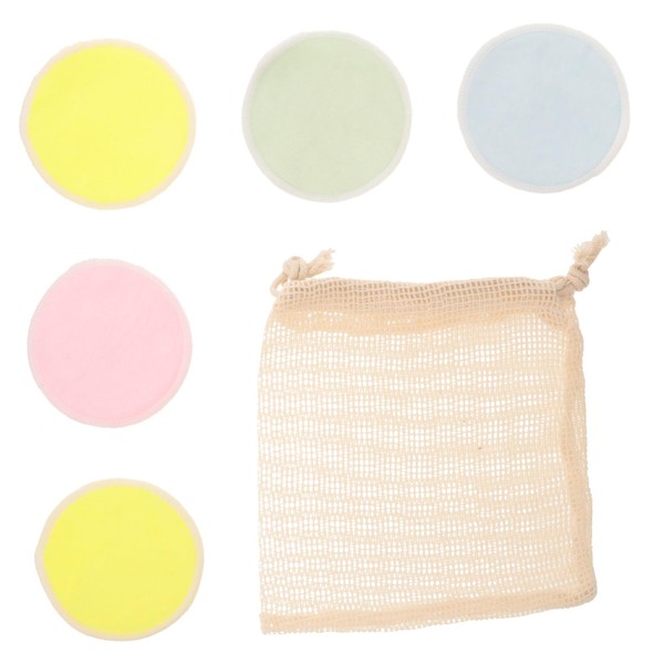 minkissy 15 Pcs Facial Cleaning Pad Face Pads for Toner