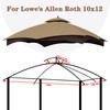SCOCANOPY Replacement Top for Lowe's Allen Roth 10X12 Gazebo Model