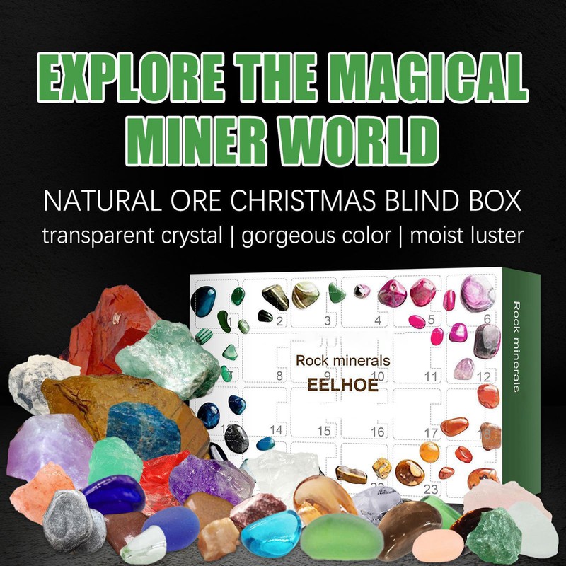 Christmas Ore Gift Box Countdown Calendar Multi Colors Fashion Surprise