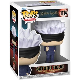 POP Jujutsu Kaisen - Satoru Gojo Funko Vinyl Figure (Bundled with Compatible Box Protector Case), Multicolor, 3.75 inches