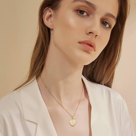 Necklaces for Women, 14K Gold Plated Necklaces for Women Trendy & Silver Necklace for Women, Stunning Heart Pendants for Mom and Lover