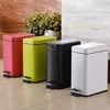 HOMION PEDAL BIN BATHROOM 5L SLIM RECTANGULAR REMOVABLE BUCKET WASTE