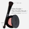 Saie Glow Sculpt Multi-Use Highlighter + Cream Blush - Lightweight