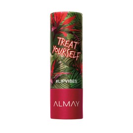 Lip Vibes Lipstick with Vitamin E Oil & Shea Butter by Almay, Matte Finish, Hypoallergenic, Treat Yourself, 0.14 Oz