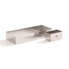 Decora Stainless Steel Rectangle, Silver, 30 x 25 x 5.5